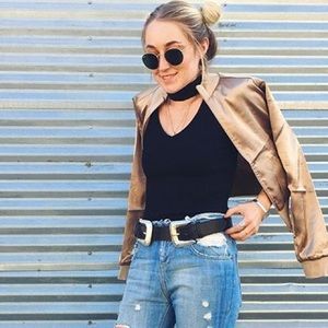 LF Ribbed Choker Tank Top